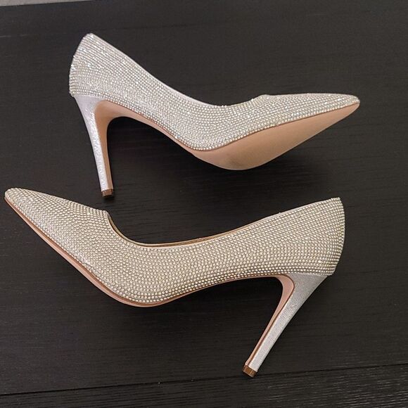 BRAND NEW CHASE +CHLOE LALA  HIGH HEEL RHINESTONE JEWEL PUMP R3 - Picture 10 of 13